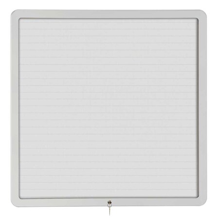 United Visual Products Sliding Door Wood Corkboard, 60"x36", Ligh, UV9004OCS-LTOAK-PEARL UV9004OCS-LTOAK-PEARL